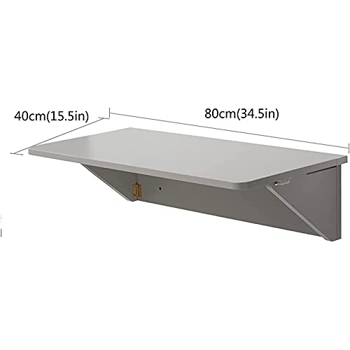 Bureau d'ordinateur mural pliable stable avec plateau inclinable 30° - 7