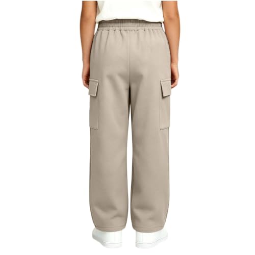 FOCLMP Boys Cargo Sweatpants 4-15 Year Old Kids Baggy School Sweats Husky - image 5