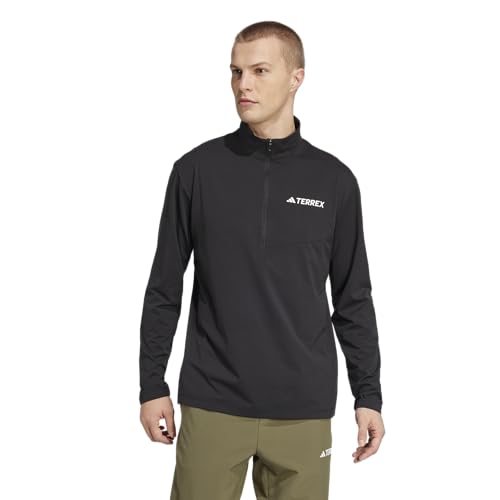 adidas Men's Terrex Multi Half-Zip Long Sleeve Hiking T-Shirt2
