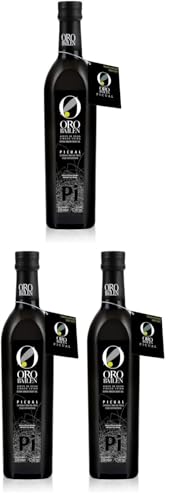 Oro Bailén | Aceite De Oliva Virgen Extra (Picual, 500ml) (Paquete de 3)