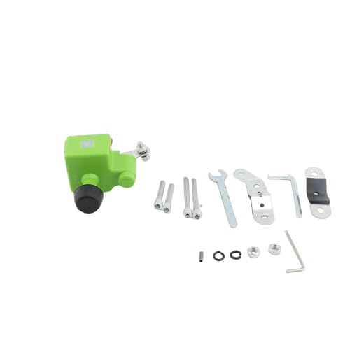 GEERYZHE Apto para Bicicleta de Montaña, Generador de Dinamo para Montar de Noche con 2 Puertos de Salida USB, Carga de Teléfono (GREEN)