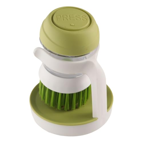 Image of Dish Brush with Soap Dispenser,Soap Dispenser Dish Brush,Automatic Cleaning Brushes,Wash Pot Dish Brush,Mini Soap Dish Scrubber for Kitchen