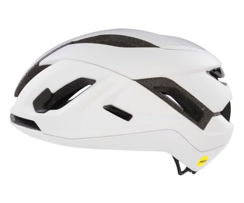 Evita el calor en la cabeza con Oakley ARO5 Race EU Matte White el casco con ajuste sin presión 2