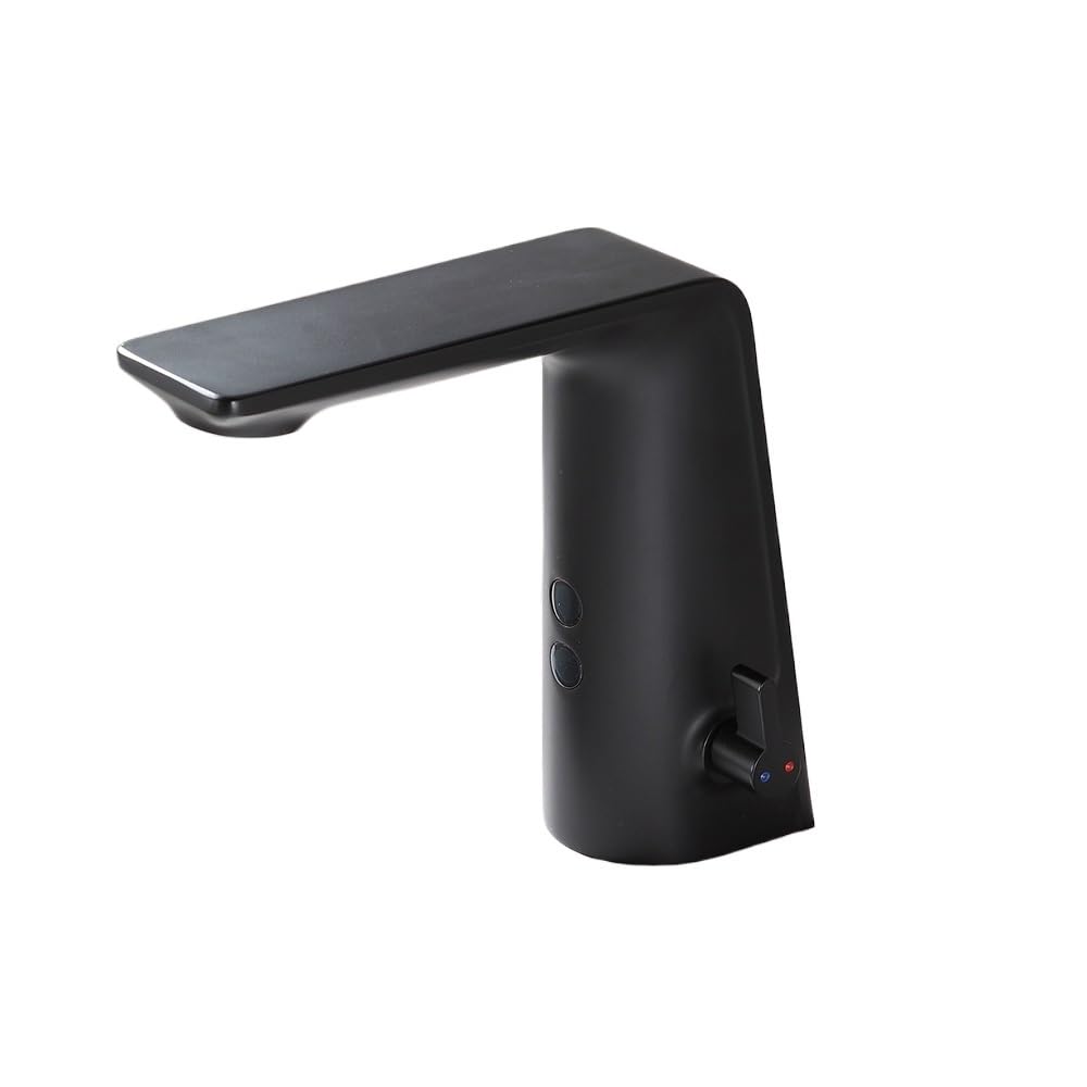 Mitigeur automatique noir avec capteur électronique AC220V DC6V