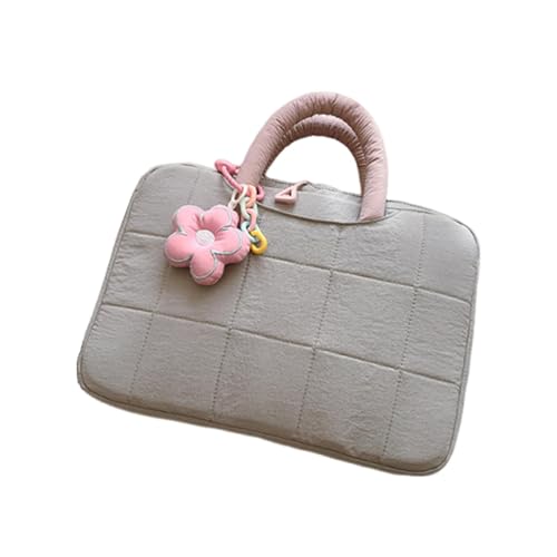 Funda para portátil con asa bolso organizador y compartimento acolchado suave