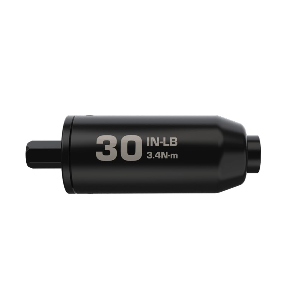 Fat Stix Individual Limiter 10-65 Inch-Pounds with Preset Torque, Accurately Tightens, Reversible, Compatible with Wheeler Fat Stix T-Handle Driver, for Gunsmithing, Reloading, and Torque Adjustment