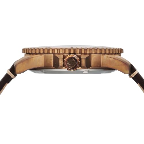 Image of Xylys Mariana with Analog with Date Automatic Blue Dial Brown Leather Strap Watch for Men - 40064KL02E