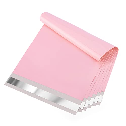 Image of Metronic Poly Mailers 9x12 200 Pack, Strong Adhesive Shipping Bags for Clothing, Waterproof and Tear-Proof Shipping Envelopes, Small Mailers Poly Bags Packaging Bags in Light Pink