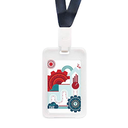 Manchon de protection transparent carte identité format universel motif maison
