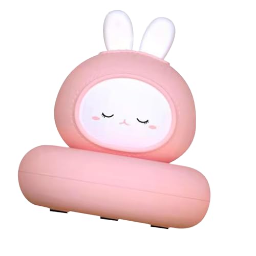 Lámpara de noche bebé con diseño de conejo recargable miniatura 1