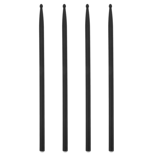 Baquetas de percusión fibra carbono 4 piezas negro miniatura 1