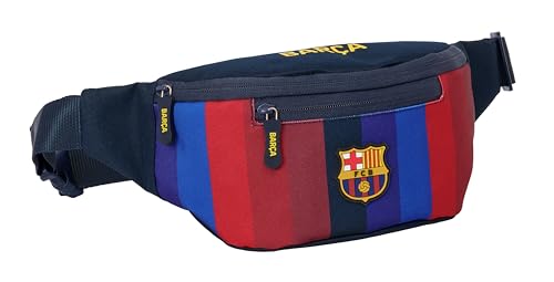 Image of FC Barcelona 1st Team 26 /27 - Belt Bag with Outer Pocket, Ideal for Teenagers and Children of Different Ages Comfortable and Versatile, Quality and Resilience, 23 x 9 x 12 cm