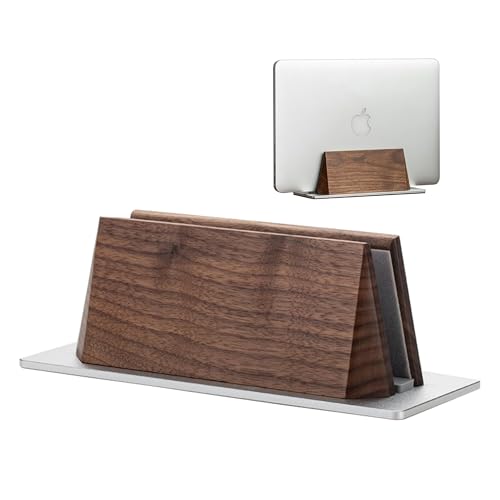 Support vertical ordinateur portable muso wood pour libérer l'espace du bureau