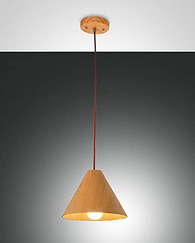 Plafonnier Esino Fabas Luce en chêne pour illuminer votre salon