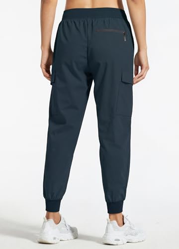 Libin Women's Cargo Joggers Lightweight Quick Dry Hiking Pants Athletic Workout Lounge Casual Outdoor