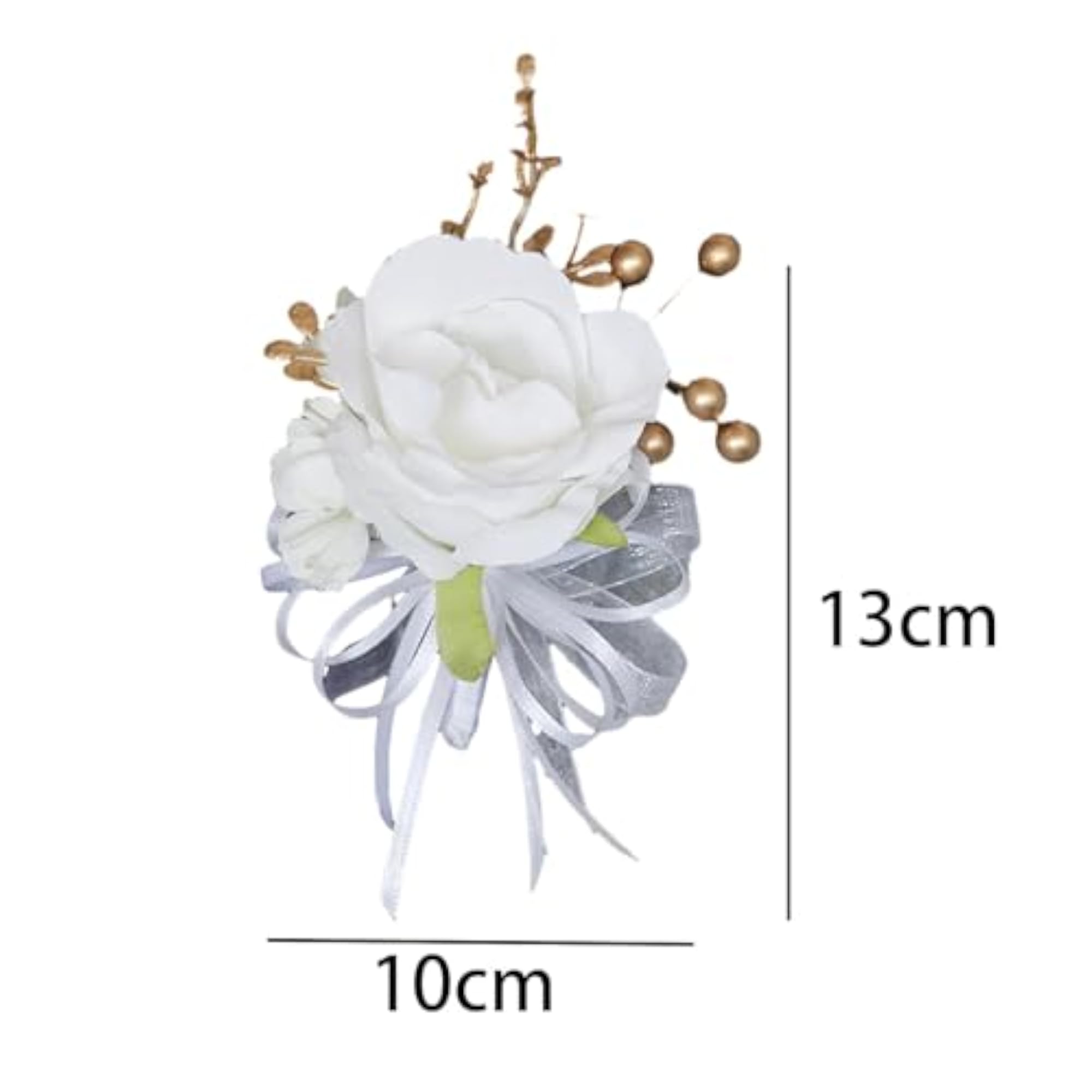 2x Wedding Flower Boutonniere Romantic Brooch Suit Pin