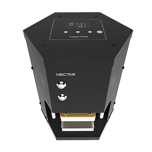 NECTAR Hex Press | Electric Rosin Press Kit + 2 Year Warranty | 1.5 Ton Automatic Press with Electrically Controlled Plates, LED Display, Timer and Accessories - Image 4