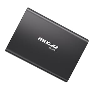 160GB Portable External Hard Drive, HDD USB 3.0 Compatible for PC, Mac, Laptop, Chromebook, Grey