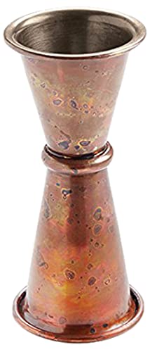 American Metalcraft ACJ12 Antique Copper Jigger, 0.5 oz. x 1.5 oz