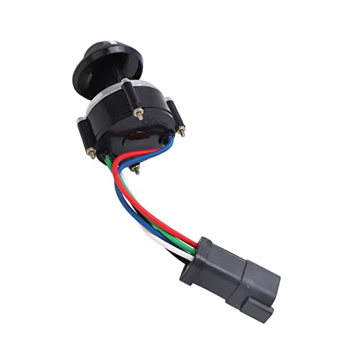 Drosselklappenmotorknopf, Drosselklappenersatz Hohe Genauigkeit Korrosionsbeständig Einfach zu installieren 106‑0107 Guter Kontakt mit Griff für Industrieausrüstungen(Quadratischer Stecker) Cover