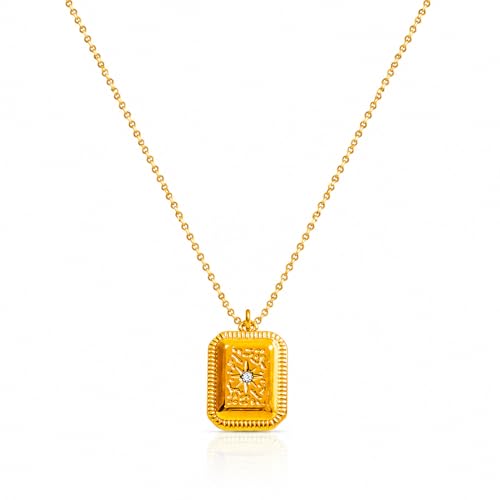 Image of Rubans Demi Fine Stainless Steel Pendant Chain Daily Gift for Women & Girls