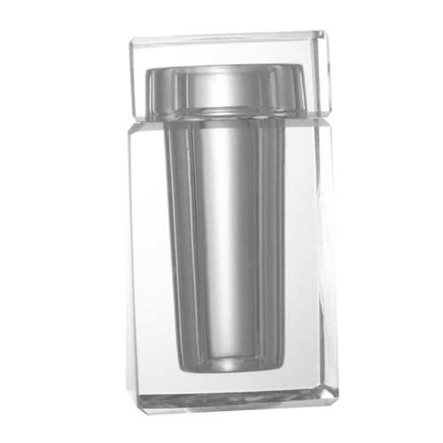 FUNOMOCYA Transparent Cotton Swabs Holder Elegant Toothpick Case with Dustproof Design for Home Kitchen Compact Storage for Easy Access and Stylish Organization