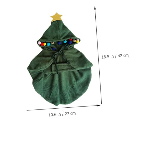Disfraz para perro capa árbol de Navidad talla M miniatura 2