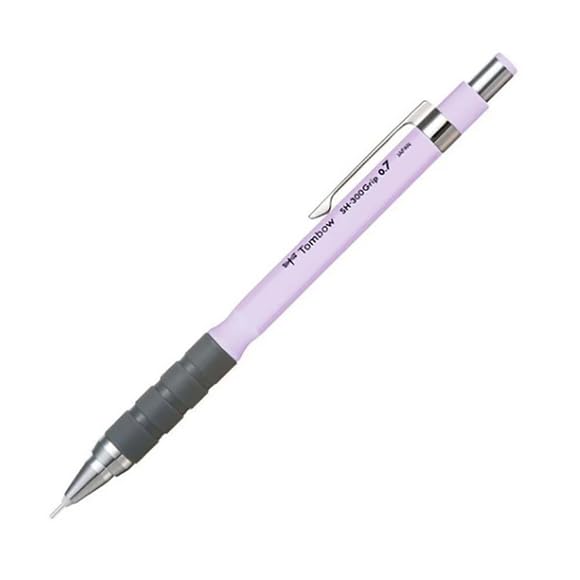 Image of Tombow Sh-300 Grip Mechanical Pencil|Tip size 0.7mm|Ideal for Students,Adults, Home, School, Office, Stationery Use|Writing, Sketching, Drawing,Mandala Art|Lavender