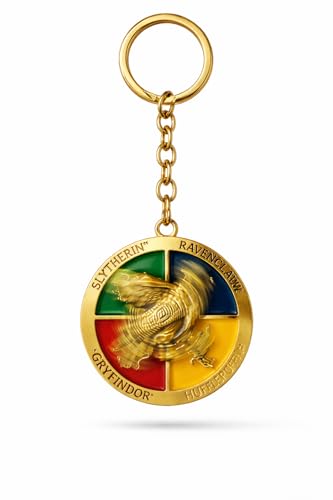 Image of Fashion fusion Harry Potter Rotating Metal Keychain for Car & Bike | Metallic Rotating Unique Keychain Keyring for Gifting