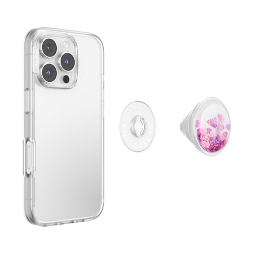 Image of PopSockets Adhesive Phone Grip, Holder, Phone Stand, Tidepool - Tidepool Glitter Bomb