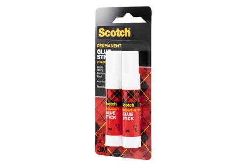 Scotch Permanent Glue Sticks, Acid-Free Non-Toxic Adhesive (2-Pack) – Strong & Fast Bond, No-Mess Application for Paper, Photos, Crafts - image 6