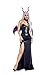 Dreamgirl Succubus Halter Dress with Wing Neckline Women’s Costume – Fantasy Halloween Outfit Multicolor