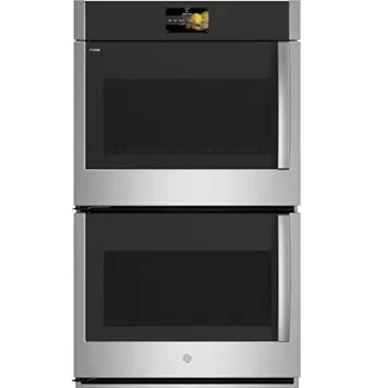 GE Profile 30 in. Smart Double Electric Wall Oven with Left-Hand Side-Swing Doors and Convection in Stainless Steel