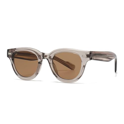 Lunettes de soleil rétro acrylique avec monture légère style streetwear tendance