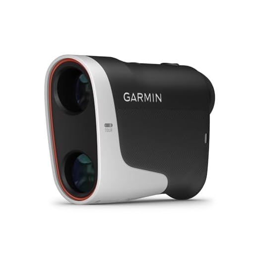 Garmin Approach Z30 Smart Laser Rangefinder with OLED Display, White/Black