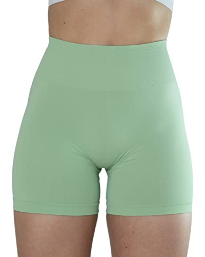 Image of AUROLA Dream Collection Women Workout Shorts High Waist Gym Shorts, Scrunch Butt Seamless Athletic Shorts