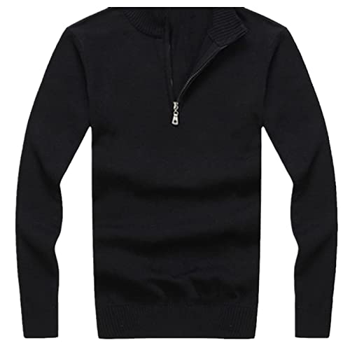 Pull col montant zippé en coton Kelsiop homme XL, style petit cheval 13-168