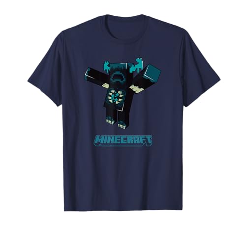 Minecraft Sculk Shriekers Hostile Mob Warden Attacking Camiseta