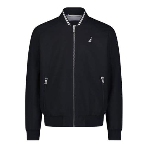 Image of Nautica Men's Lightweight Bomber Jacket - Wind & Water-Resistant, Regular, Big & Tall Sizes