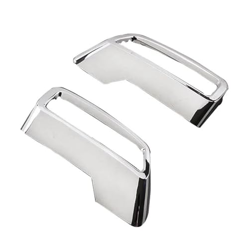 CRRYUQWWM Per Peugeot 3008 4008 5008 2017 2018 2019 2020 2021 ABS Argento Terminale di Scarico Marmitta Copertura Decorazione Tubo Finale