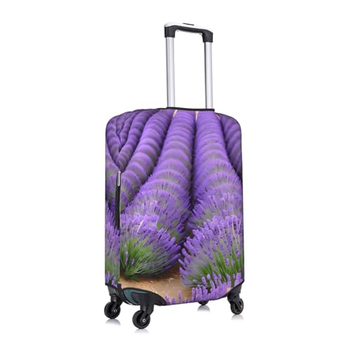 Romantic Lavender Tsa Approved Luggage Cover For 18-32 Inch Suitcases Scratch-Resistant Stretch Luggage Cover3