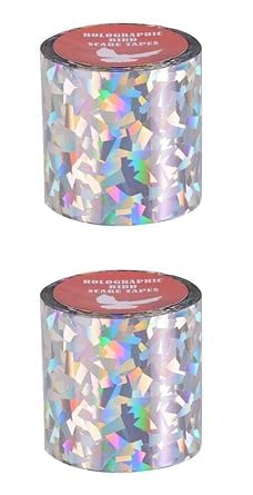 Spick Global Bird Scare Tape Ribbon - 2.4cm x 46m, Double Sided Reflective Ribbon for Keeping Birds Away from House, Garden, and Outdoor Spaces(Pack of 2)-image-47