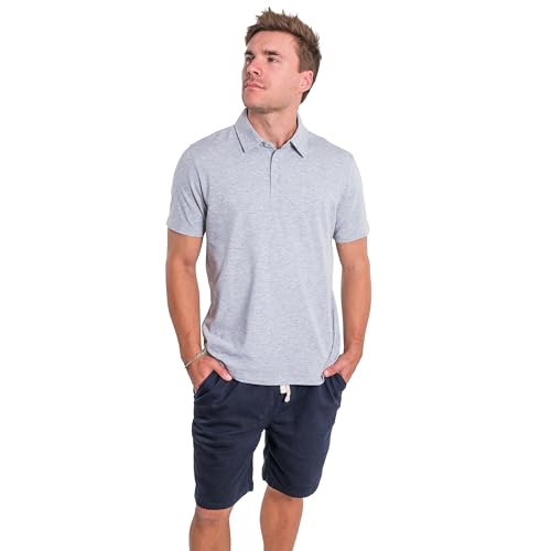 Camiseta polo para hombre, manga corta, de algodón orgánico miniatura 2