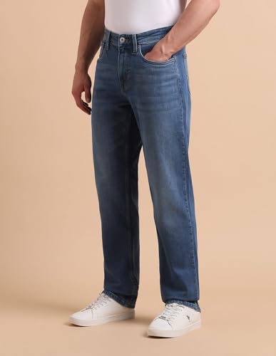 Image of U.S. Polo ASSN. Denim Jeans for Men - Relaxed Fit, Mens Jeans for Office & Regular Wear
