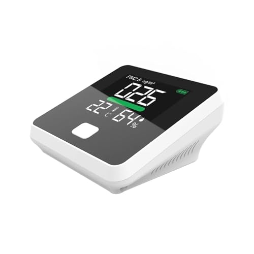 Détecteur de gaz Détecteur de poussière PM2,5, Appareil Mesure la qualité l'air, détecteur gaz pour Le Travail et la Maison