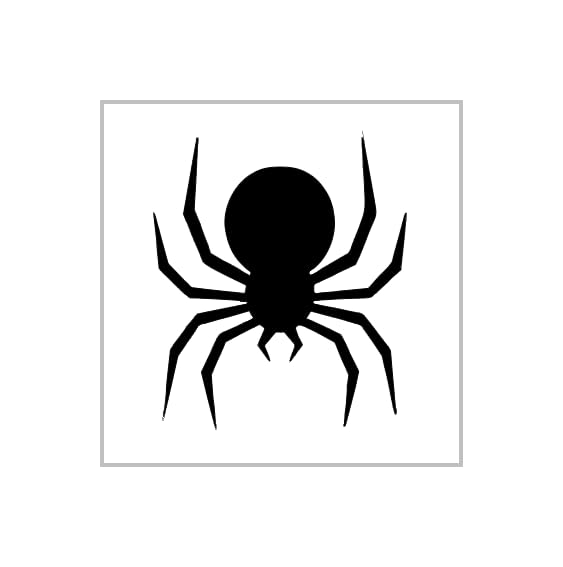 Amazon.com: Spider Stencil 4 Inch Halloween Design Holiday Pumpkin Carving  Reusable Sheet for DIY craft crafting card making cookie cake airbrushing  small miniature MIN99 : Home \u0026 Kitchen, image size:563x567