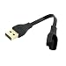 Produktbild Goliton Ladegerät Kabel Ersatz Smart Watch 2 USB Ladekabel USB Ladegerät für Xiaomi Miband intelligentes Armband - Schwarz