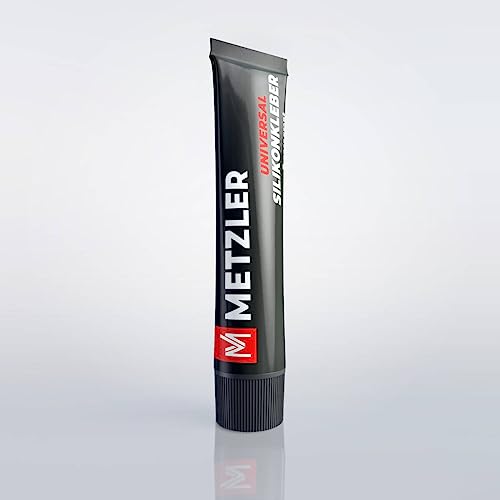 Metzler Universal Silikonkleber transparent wasserfest tube 40 ml - Montagekleber für innen und außen - Kleber hitzebeständig- Silikon für den Außenbereich klebt auf Holz Metall Glas und mehr.