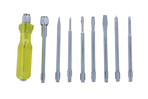 Image of DURELO D-900 Screwdriver Set With Eight Blades and Electrical Tester for Multipurpose Application