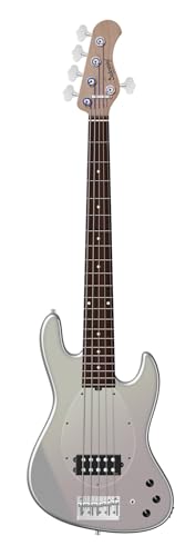 Sadowsky MetroExpress Vintage M 5���x�[�X�M�^�[ - �\���b�h�V���o�[���^���b�N�A�����h�w��